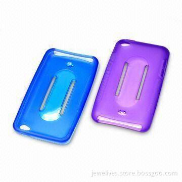 TPU Case for iPod Touch 4, Customized Sizes and Colors are Accepted
